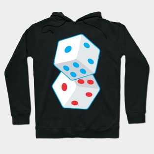 White dice Hoodie